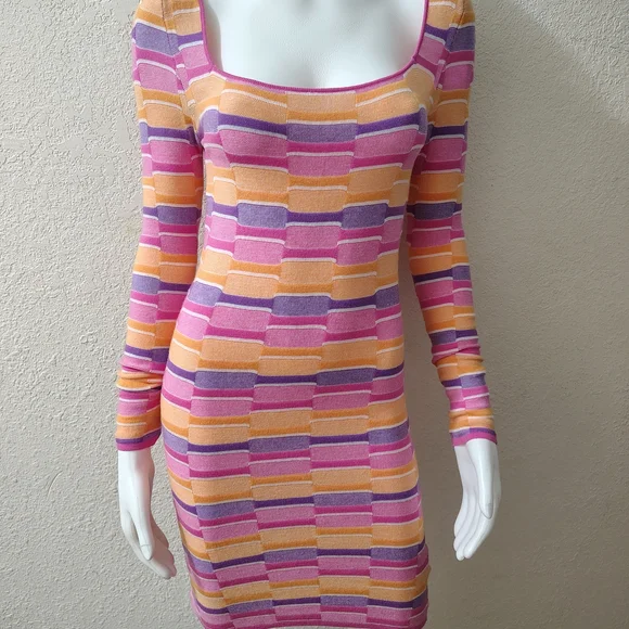 Princess Polly Multicolor Striped Mini Dress - Picture 8 of 9